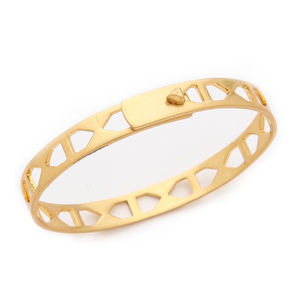 Madewell Brushed Gold Shape Shift Bangle